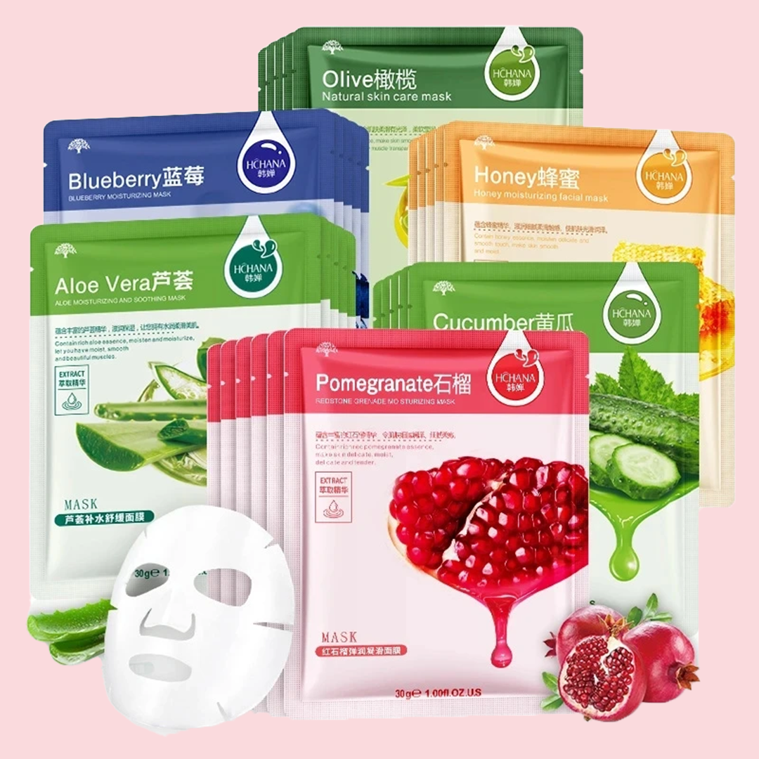 Glow On, Gorgeous – 30 Natural Sheet Masks