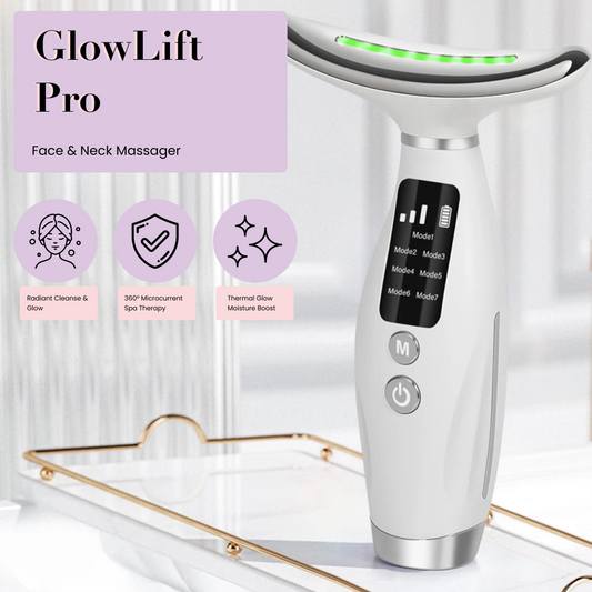 GlowLift Pro – Complete Face & Neck LED Skincare Massager