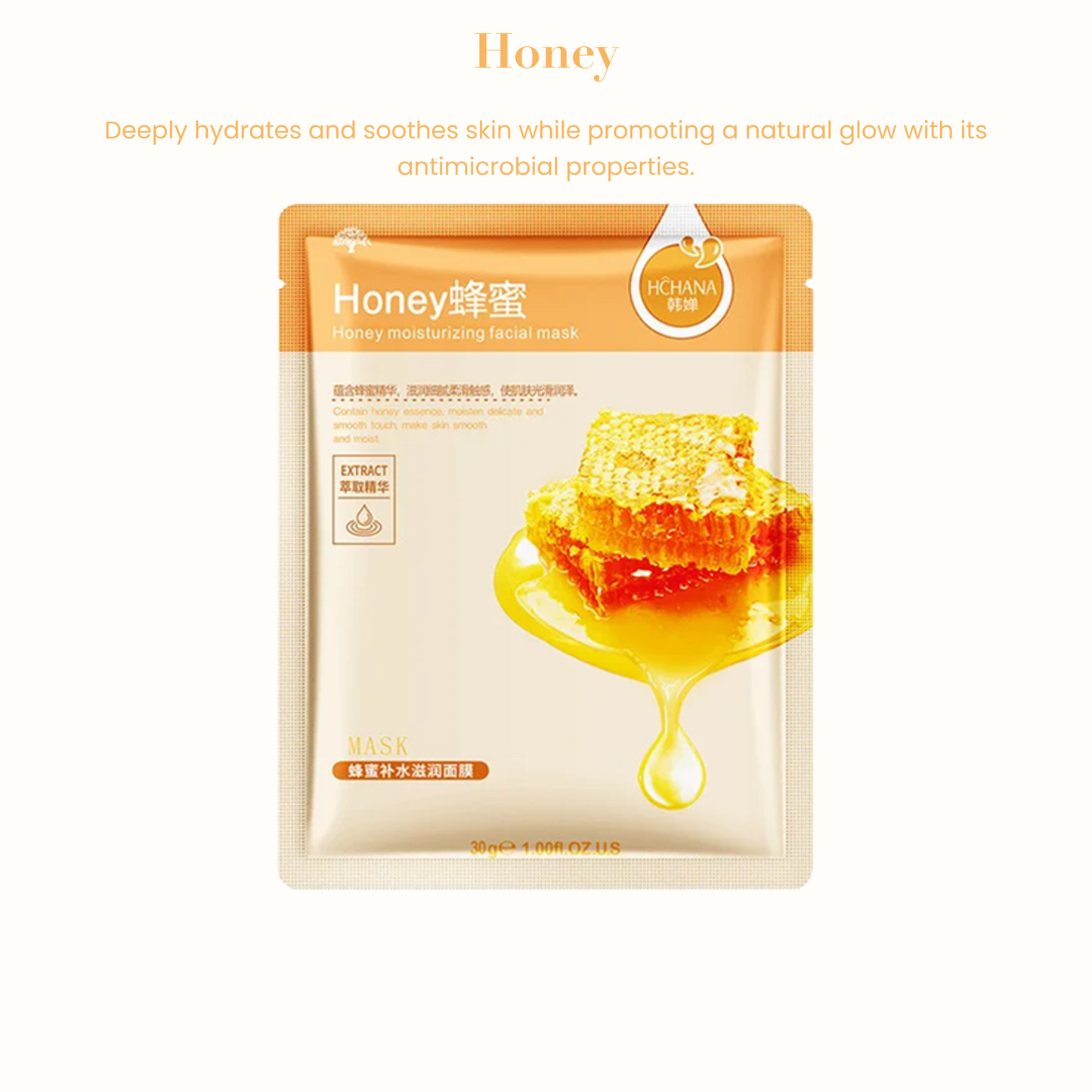 Glow On, Gorgeous – 30 Natural Sheet Masks